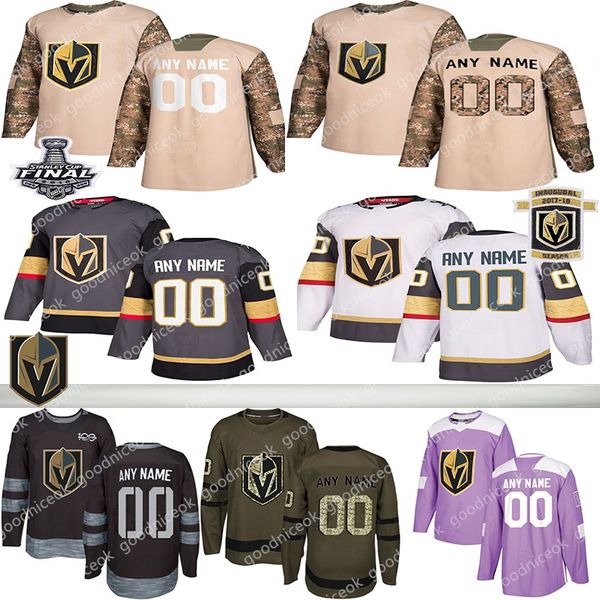 

2020 новости vegas golden knights hockey трикотажные несколько стилей mens пользовательские любой имя любой номер хоккей трикотажные, Black;red
