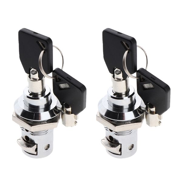 

zinc alloy gloss silver tubular cam lock with chrome finish and offset cam with 4 keys