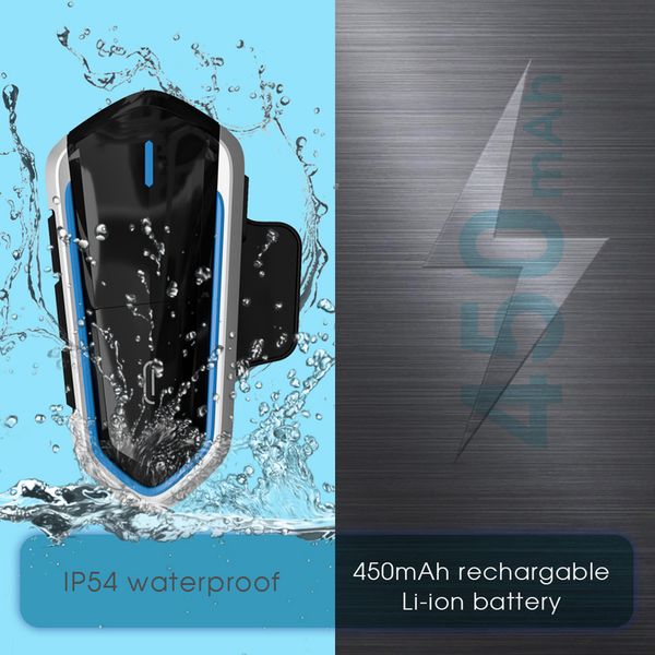 

portable bluetooth 4.1 motorcycle helmet headset