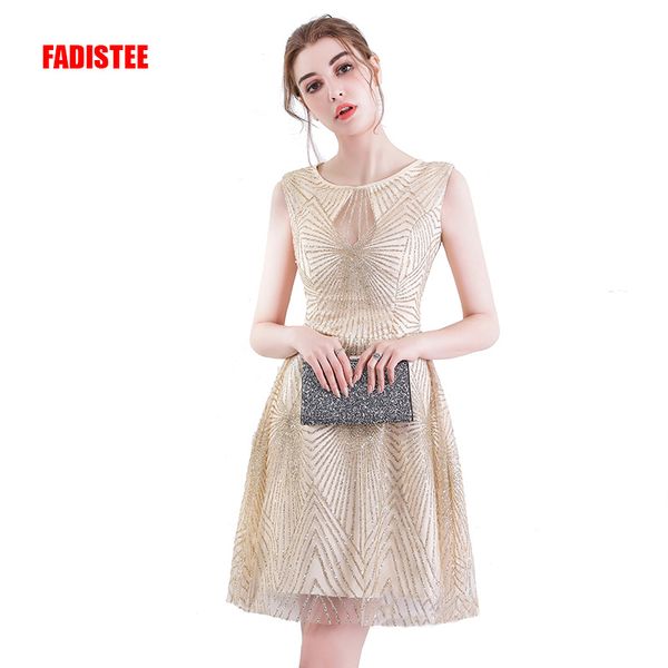 

cocktail party dresses short vestido de festa mini dress sequin style bling ing, Black