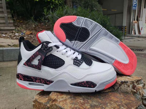 

2019 new 4 pale citron 4s low men basketball shoes sports sneakers outdoor trainers size 7-13