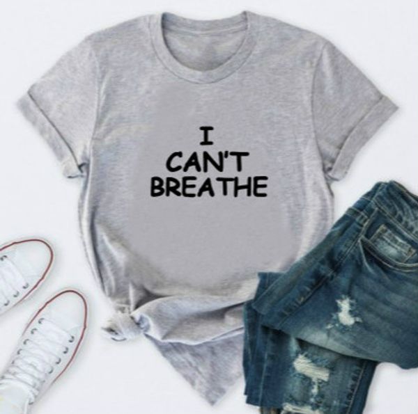 

mens designer t-shirts "i cant breathe" print luxury womens solid color t-shirts 2020 new arrival mens outdoorwear summer clothin, White;black
