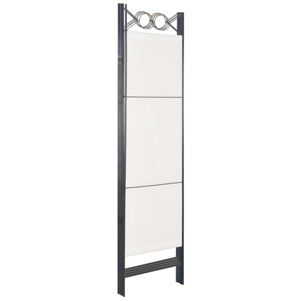 

5 pcs. room divider white 200 x 180 cm garden sets
