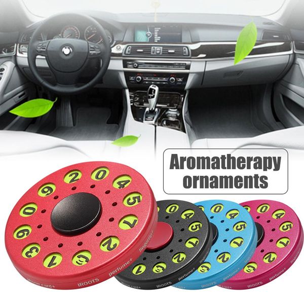 

car perfume diffuser vent clip car seat parking number plate fingertip gyro decoration