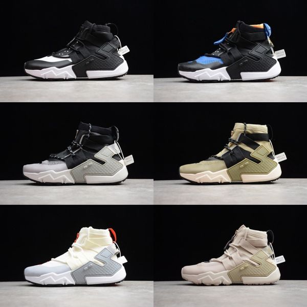 

fashion huarache 6 gripp sail qs men blue white black huaraches running shoes mens trainers x acronym outdoor sports sneakers