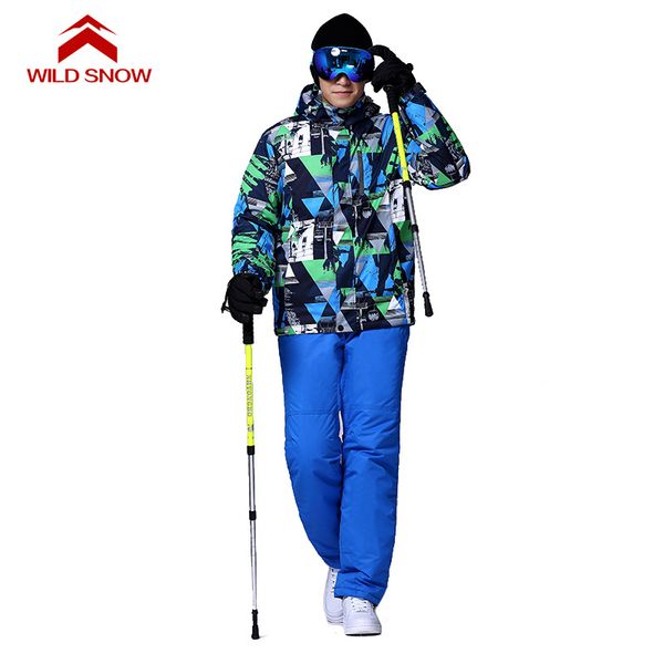 

ski wear snowproof and waterproof windproof ski jacket men winter snowboard suit wild snow brand 101
