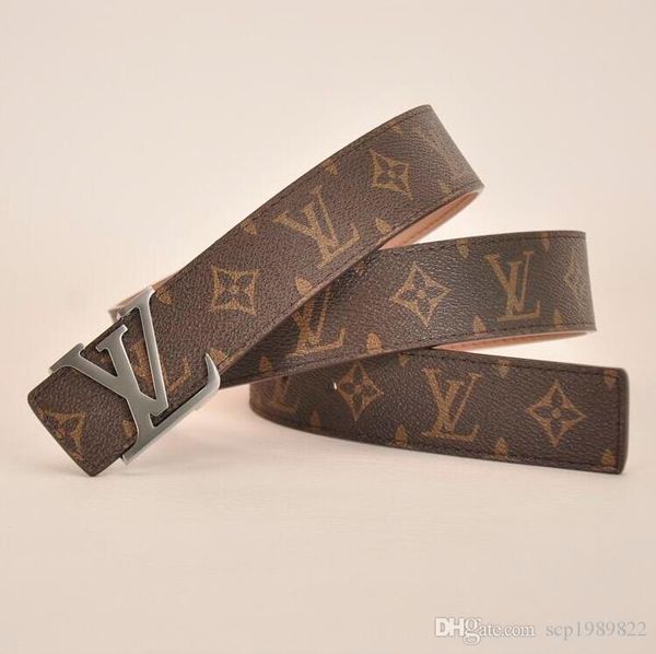 

wholesale belt fashion designer belts luxury belts for men big buckle belt fashion mens leather belts brand men women belt 3.8cm, Black;brown