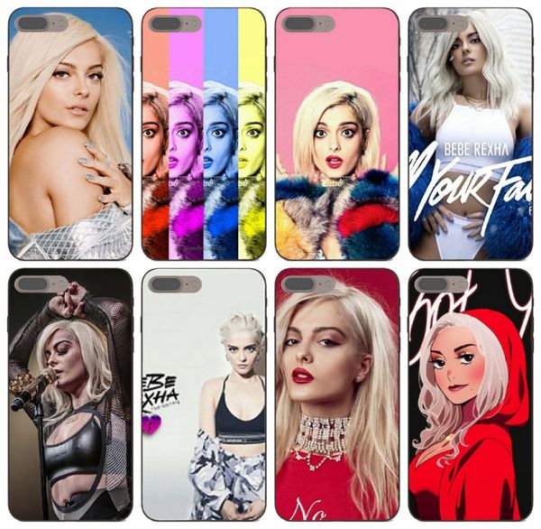 

tongtrade] singer girl bebe rexha case for apple iphone 11 pro max x xs 8 7 6 5 galaxy s3 s4 s5 huawei gr3 gr5 sony z5 compact custom case
