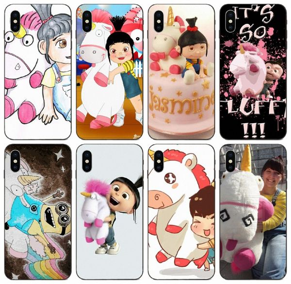 

[tongtrade] minion my unicorn agnes case for iphone 8s 7s 6s plus x xs 11 pro max samsung s10 5g honor note 10 htc desire 630 1pcs case