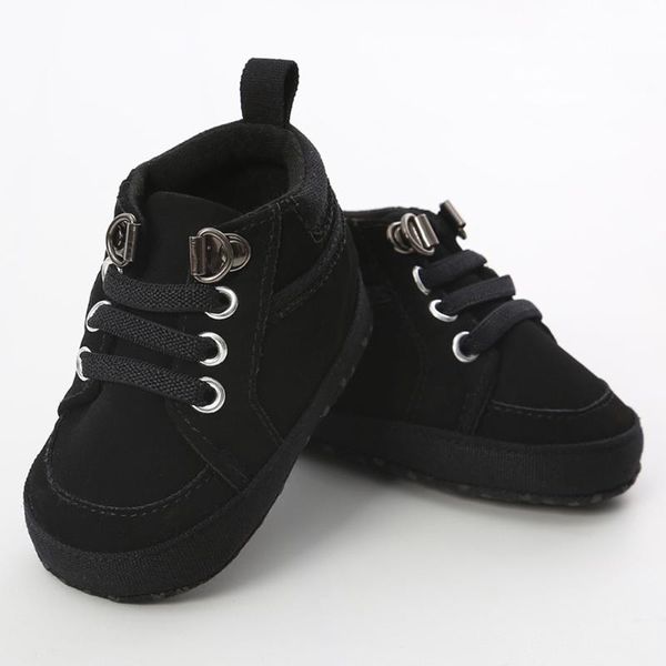 

baby boys girls cross-tied solid shoes printing soft sole anti-slip shoes sneakers casual first walkers kid baby fashion
