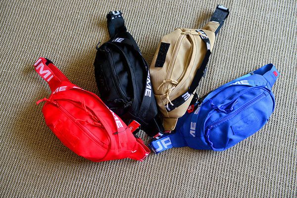

sup 18ss waist bag 44th fanny pack fashion men canvas men messenger bags 17aw shoulder bag with tag