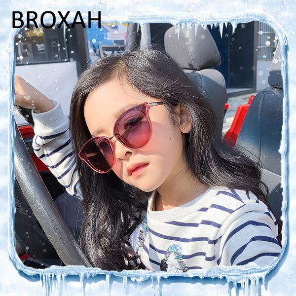 

cute kids cat eye polarized sunglasses 2019 fashion round girls boys sun glasses children eyewear glasses for gift, White;black