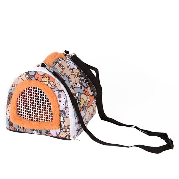 

portable small pet travel bag hamster carrier breathable outdoor hedgehog pet bag