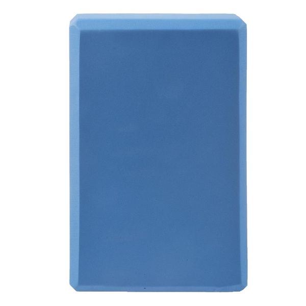 

blue yoga block for exercise fitness healthy life