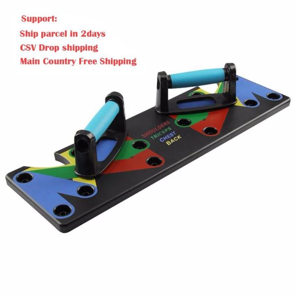 

push up rack board 9 in 1 body building fitness oefening gereedschap mannen vrouwen push-up stands voor gym body training drop s