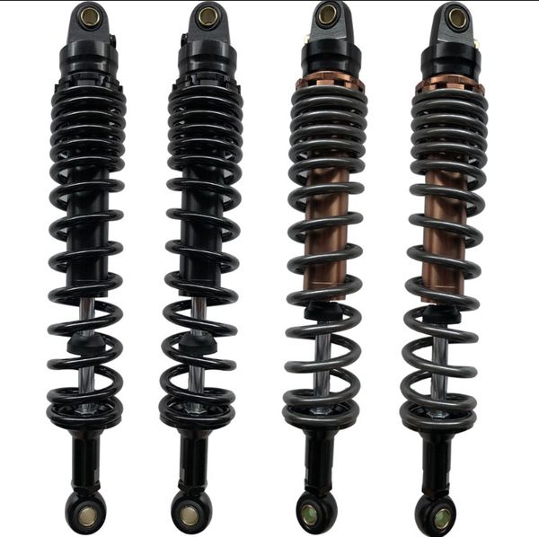 

rfy 1pair 400mm 8mm spring motorcycle absorbers for dirt bikes gokart atv titanium black