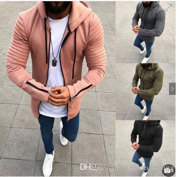 

mens new fashion hoodies zipper long sleeve winter black gray patchwork male sweatshirts plus size s-5xl