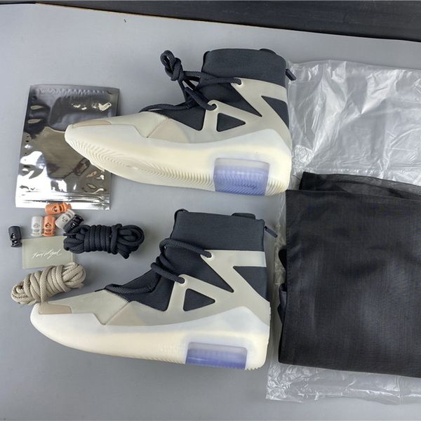 

fog fear of god 1 string designer mens casual shoes the question sneakers size 40-47.5, Black