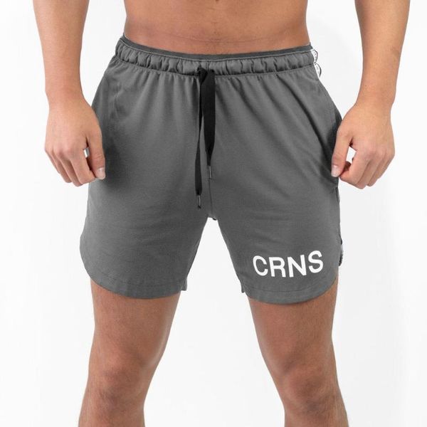 

2020 summer quick dry running shorts men sports jogging training fitness sport shorts men gym soccer basketball short pants, Black;blue