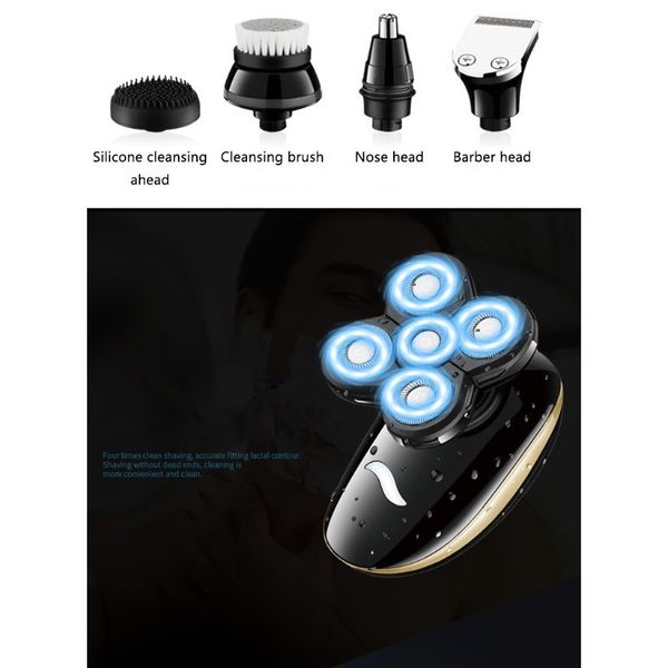 

multi-function grooming electric shaver kit wet and dry electric razor for men and women rechargeable usb beard nose hair shavin