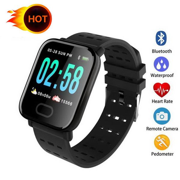 

A6 Фитнес-Трекер Браслет Цветной Сенсорный Экран Smart Watch Водонепроницаемые Smartwatch Т