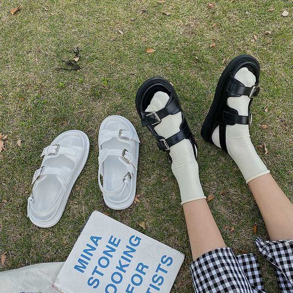 

2020 sandals comfort shoes for women suit female beige espadrilles platform all-match summer heels wedge women's comfort, Black