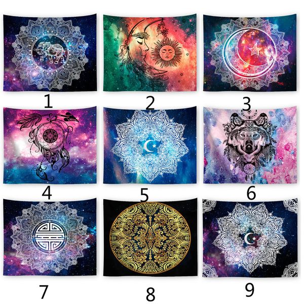 

star printing tapestry fashion room decor pattern tapestry multicolored mandala printed tapestry wall bedroom carpet bed sheets( 150x100cm