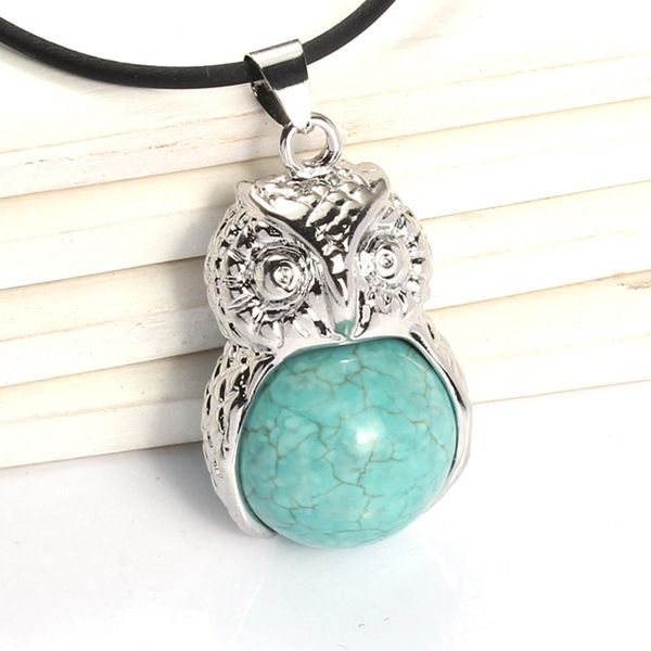 

silver owl pendant men and women stainless steel fashion pop jewelry earrings necklace manufacture