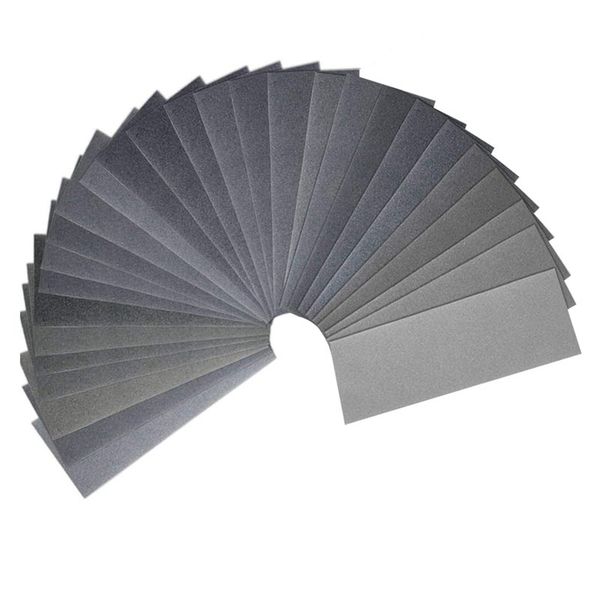 

120 to 7000 grit wet dry sandpaper assortment 9 x 3.6 inches for automotive auto wood sanding