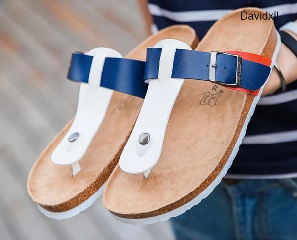 

summer platform fashion men women sandals cork slippers slippery wear-resisting direct selling wholesale men leisure beach shoes