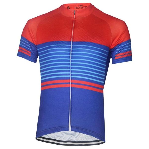 

racing jackets hirbgod 2021 orange blue stripe short sleeve cycling jersey team breathable men's bike clothes dh shirt ciclismo,hk689, Black;red