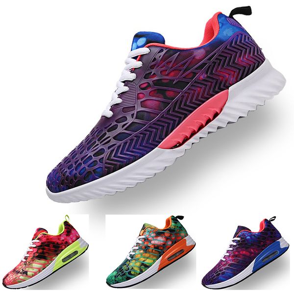 

2020 топ кроссовки для мужчин женщин фиолетовый зеленый синий красный белый черный студент мода тренер спортивная обувь размер eur38-45