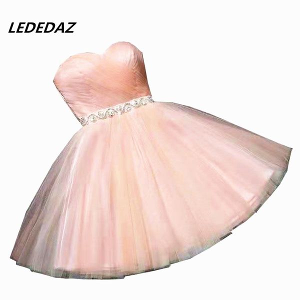 

lededaz short mini homecoming dresses for girls prom party dresses beading plus size homecoming graduation, White;black