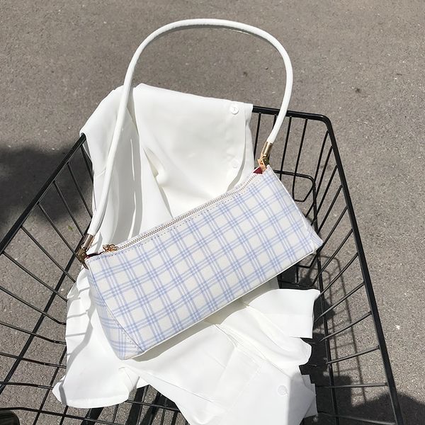 

new french design fashion lattice armpit bag & elegant shoulder bag handbag width 28cm height 12cm thickness 10cm