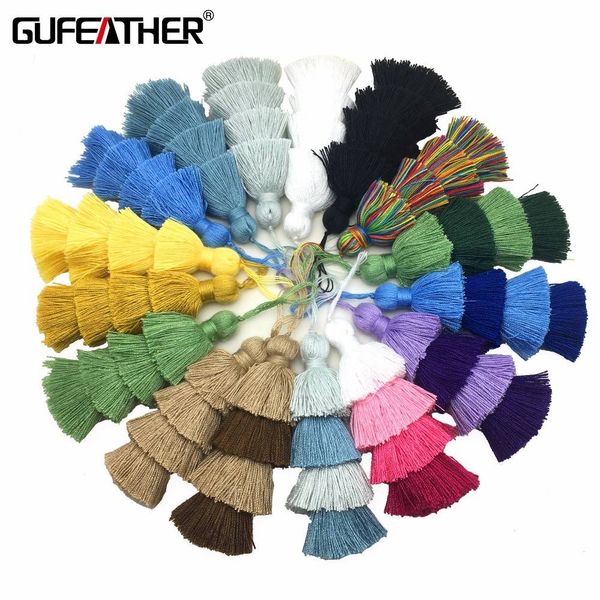 

gufeather l71/8cm 4layer/cotton tassels/jewelry accessories/diy/jewelry making/hand made/diy jewelry/embellishments