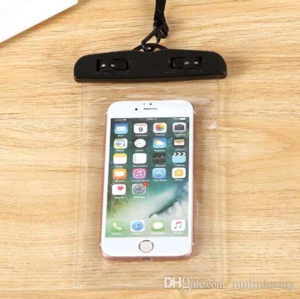 Trockener Beutel wasserdichte Hülle Bag PVC Universal Telefonbeutel mit Kompassbeutel zum Tauchen von Schwimmen Smartphones bis zu 5,8 Zoll