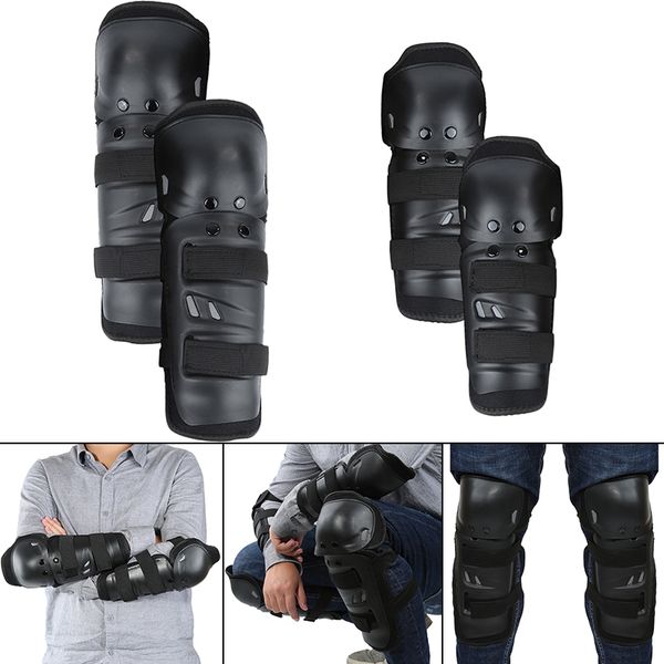 

4pcs motorcycle protective gear kneepad motocross knee elbow guard protector motorcycle armor protection accessories