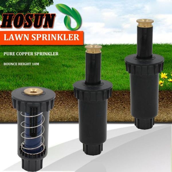 

2020 gardening sprinkler iirrigation buried automatic lawn buried nozzle with adjustable lifting nozzle