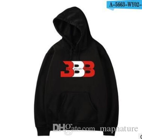 

hoodies baller brand big size autumn sweatshirts season spring men m-xxl ebevo, Black