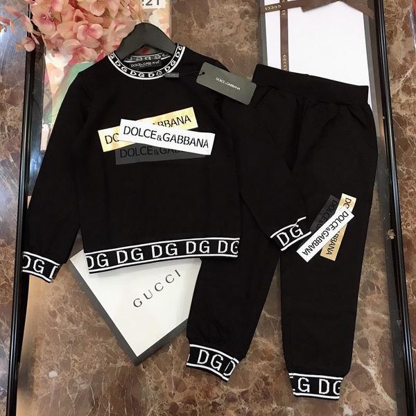 

2019 новый высококачественный детский длинный рукав из двух частей suit190815#08