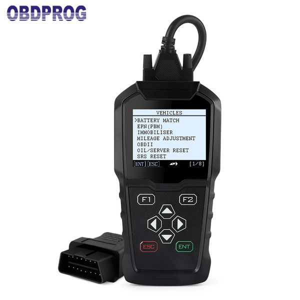 

Программа OBDPROG MT006 профессиональный OBD2 ключевой программист иммобилайзер коррекция одометра корректировка пробега диагностический инструмент ODB2