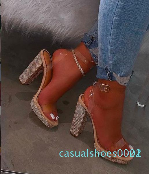

new female summer high-heeled slippers rhinestone slides lady non-slip flip-flops outdoor sandals wedge shoes wome furry slides c22, Black