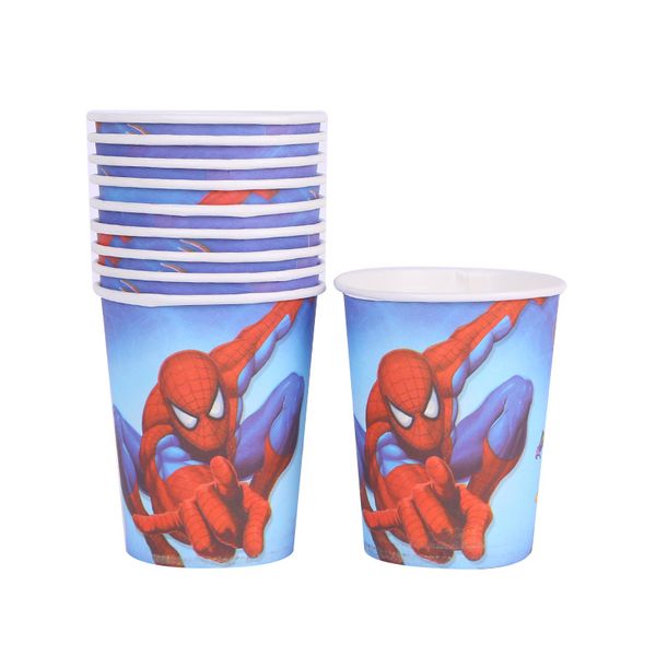 

10pcs 7.5cm*8.5cm*5cm disposable paper cups theme party for kids boy girl birthday party supplies