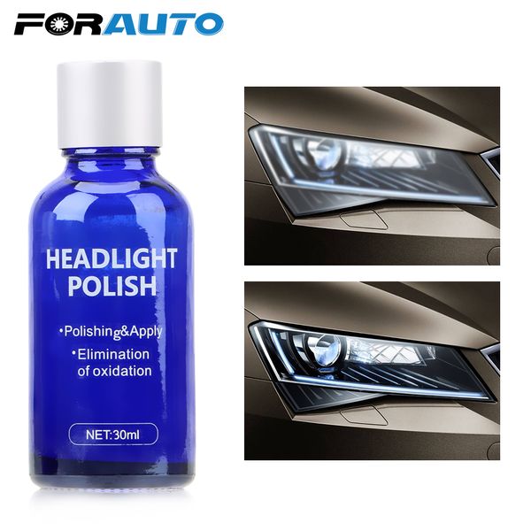 

30/10ml liquid car repair scratches oxidation car headlight restoration kit polishing coat repair agent for head lamp lense