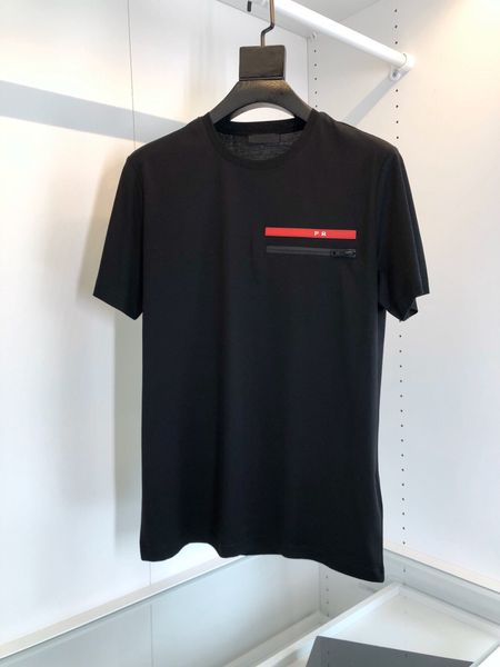 

20ss italy paris pocket t shirt very high grade man and woman tee 0416