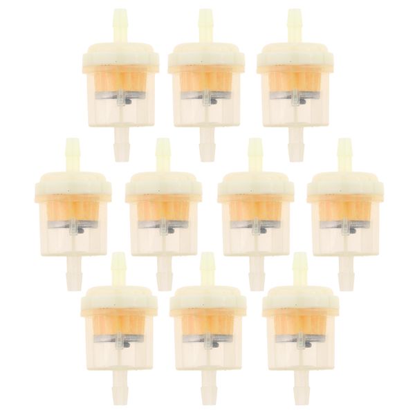 

10 pieces universal motorcycle pit dirt bike atv petrol gas fuel line filter 7mm