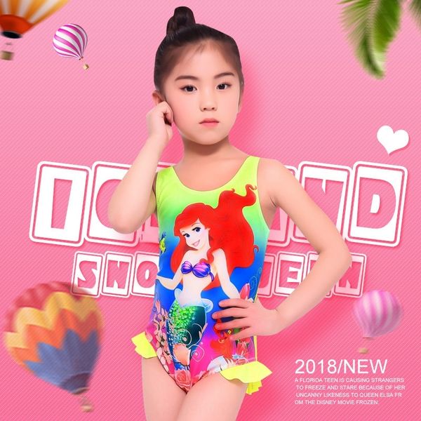 

children's swimwear martha and bear printed fabric girl's swimwear children's bikini bikini swimsuit swimsuit, White;black