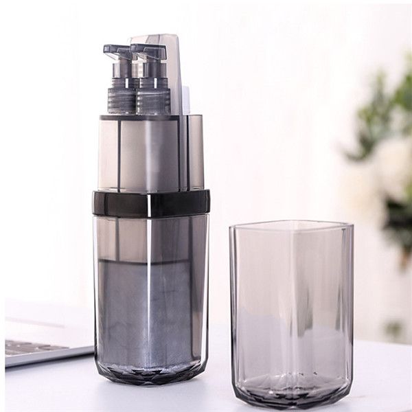 

bathroom accessories toothbrush toothpast holder pp portable gargle cups business for travelling liquid soap dispenser set