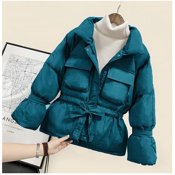 

autumn winter jacket women coat 2019 fashion female stand winter jacket women parka warm casual plus size overcoat, Black