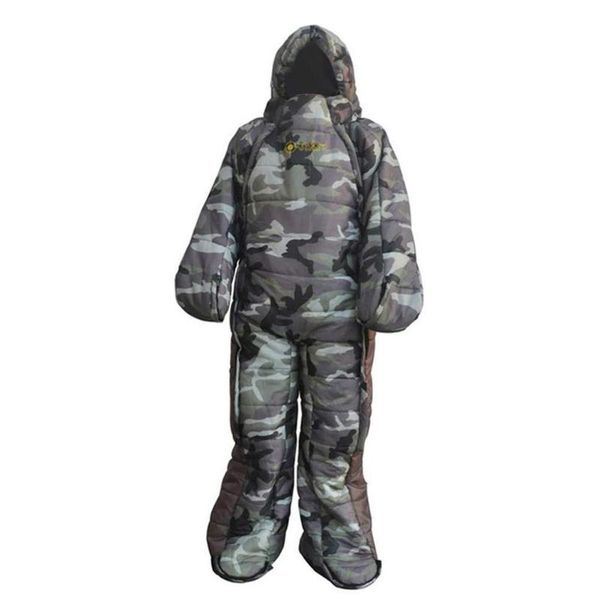 

sleeping bags bag with sleeves feet legs arms outdoor camping accessories